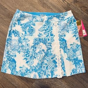 NWT Lilly Pulitzer Daphne Skort sz 10